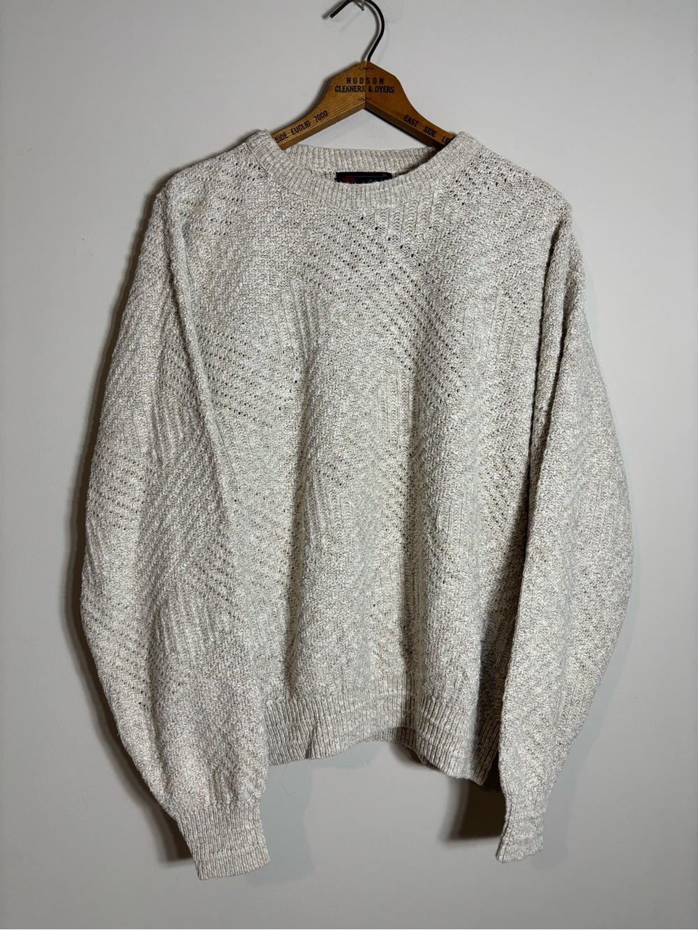 Vintage Isle of Cotton Knit Sweater XL USA